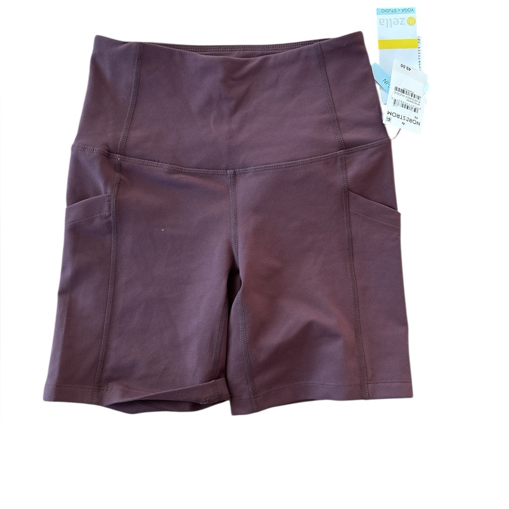 Zella High-Waisted Purple Shorts